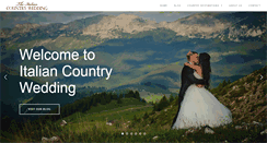 Desktop Screenshot of italiancountrywedding.com